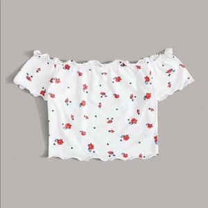 off the shoulder crop!